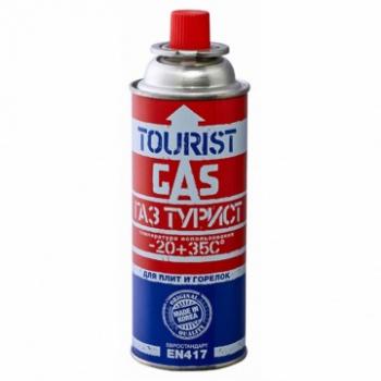 Баллон газовый цанговый TOURIST для портативных приборов 220 г. TOURIST tb-220