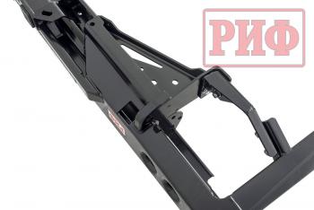 89 019 р. Бампер РИФ силовой задний Toyota Land Cruiser 76 2007+ с квадратом под фаркоп и фонарями РИФ rif076-21150  с доставкой в г. Горно‑Алтайск. Увеличить фотографию 9