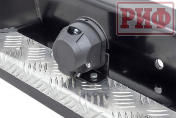 75 709 р. Бампер РИФ силовой задний Toyota Land Cruiser 78 2007+ с квадратом под фаркоп и фонарями РИФ rif078-21150  с доставкой в г. Горно‑Алтайск. Увеличить фотографию 6
