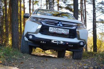 39 519 р. Бампер РИФ силовой передний Mitsubishi Pajero Sport 2015-2020 дизель под площадку для лебёдки RIFPS3-33003 РИФ rifps3-10070  с доставкой в г. Горно‑Алтайск. Увеличить фотографию 17