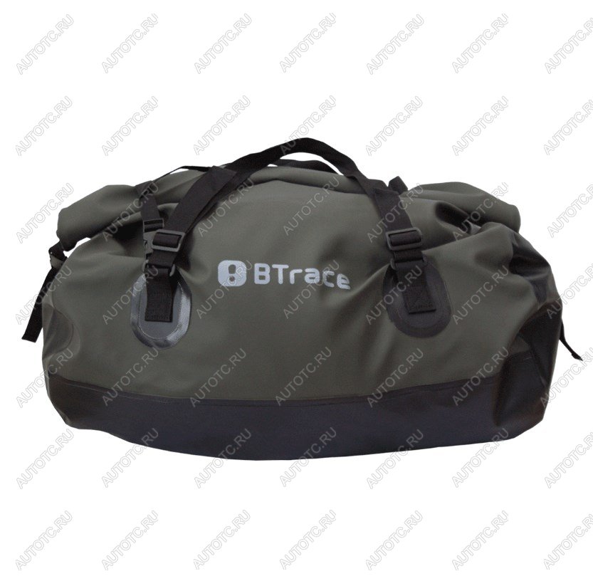 6 239 р. Гермосумка BTrace усиленная ПВХ трикотаж 100л (Оливковыйчерный) BTrace a0334  с доставкой в г. Горно‑Алтайск