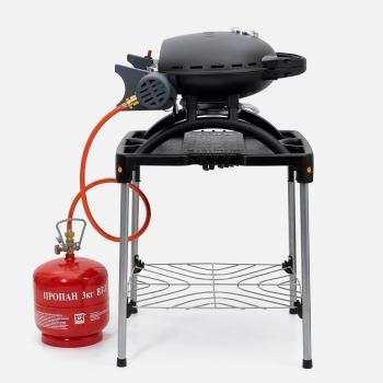 40 899 р. Гриль газовый O-GRILL 500MT bicolor черный-золото, с термометром (в комплекте адаптер тип А) O-GRILL 500mt-gold  с доставкой в г. Горно‑Алтайск. Увеличить фотографию 17