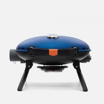 40 899 р. Гриль газовый O-GRILL 500MT синий, с термометром (в комплекте адаптер тип А) O-GRILL 500mt-blue  с доставкой в г. Горно‑Алтайск. Увеличить фотографию 4