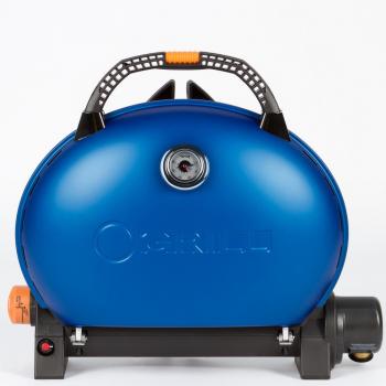 Гриль газовый O-GRILL 500MT синий, с термометром (в комплекте адаптер тип А) O-GRILL 500mt-blue
