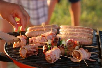 40 899 р. Гриль газовый O-GRILL 500MT черный, с термометром (в комплекте адаптер тип А) O-GRILL 500mt-black  с доставкой в г. Горно‑Алтайск. Увеличить фотографию 25