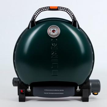 47 899 р. Гриль газовый O-GRILL 700T bicolor черный-зеленый (в комплекте адаптер тип А) O-GRILL 700t-green  с доставкой в г. Горно‑Алтайск. Увеличить фотографию 1