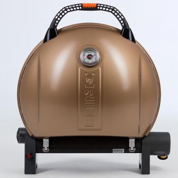 50 899 р. Гриль газовый O-GRILL 900МT bicolor черный-золотистый (в комплекте адаптер тип А) O-GRILL 900mt-gold  с доставкой в г. Горно‑Алтайск. Увеличить фотографию 1
