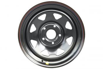 6 279 р. Диск усиленный VW Amarok стальной черный 5x120 7xR16 d65.1 ET+20 (треугольник мелкий) OFF-ROAD Wheels 1670-52065bl-20a17  с доставкой в г. Горно‑Алтайск. Увеличить фотографию 2