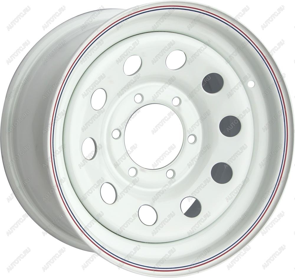 6 629 р. Диск усиленный стальной белый 6x139,7 8xR16 d110 ET+30 OFF-ROAD Wheels 1680-63910wh-30  с доставкой в г. Горно‑Алтайск