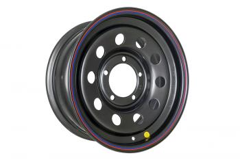 6 759 р. Диск усиленный УАЗ стальной черный 5x139,7 7xR16 d110 ET+15 OFF-ROAD Wheels 1670-53910bl-15  с доставкой в г. Горно‑Алтайск. Увеличить фотографию 1