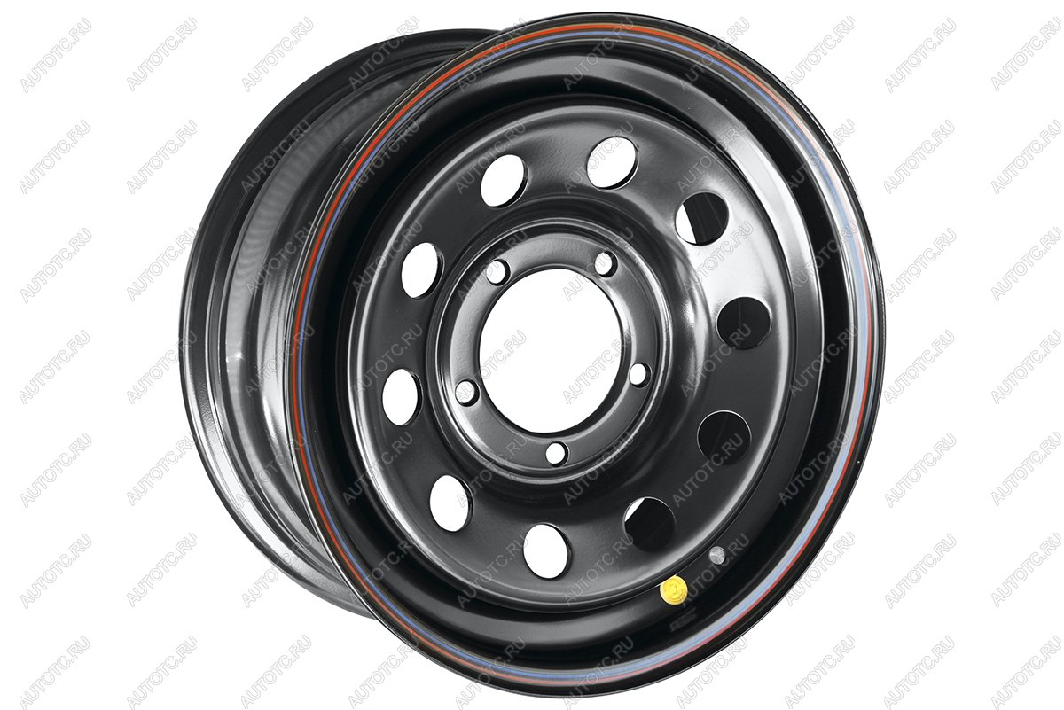 6 279 р. Диск усиленный УАЗ стальной черный 5x139,7 7xR16 d110 ET+30 OFF-ROAD Wheels 1670-53910bl-30  с доставкой в г. Горно‑Алтайск