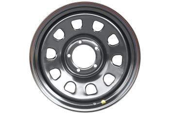 10 059 р. Диск усиленный для УАЗ, ГАЗ Соболь, Dodge Ram 1500 стальной черный 5x139,7 8xR18 d110 ET+15 OFF-ROAD Wheels 1880-53910bl-15a07  с доставкой в г. Горно‑Алтайск. Увеличить фотографию 2