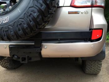 93 329 р. Калитка РИФ с фаркопом в штатный бампер Toyota Land Cruiser 200 2008-2015 под нештатное колесо, с подсветкой номера РИФ rif200-80000  с доставкой в г. Горно‑Алтайск. Увеличить фотографию 7