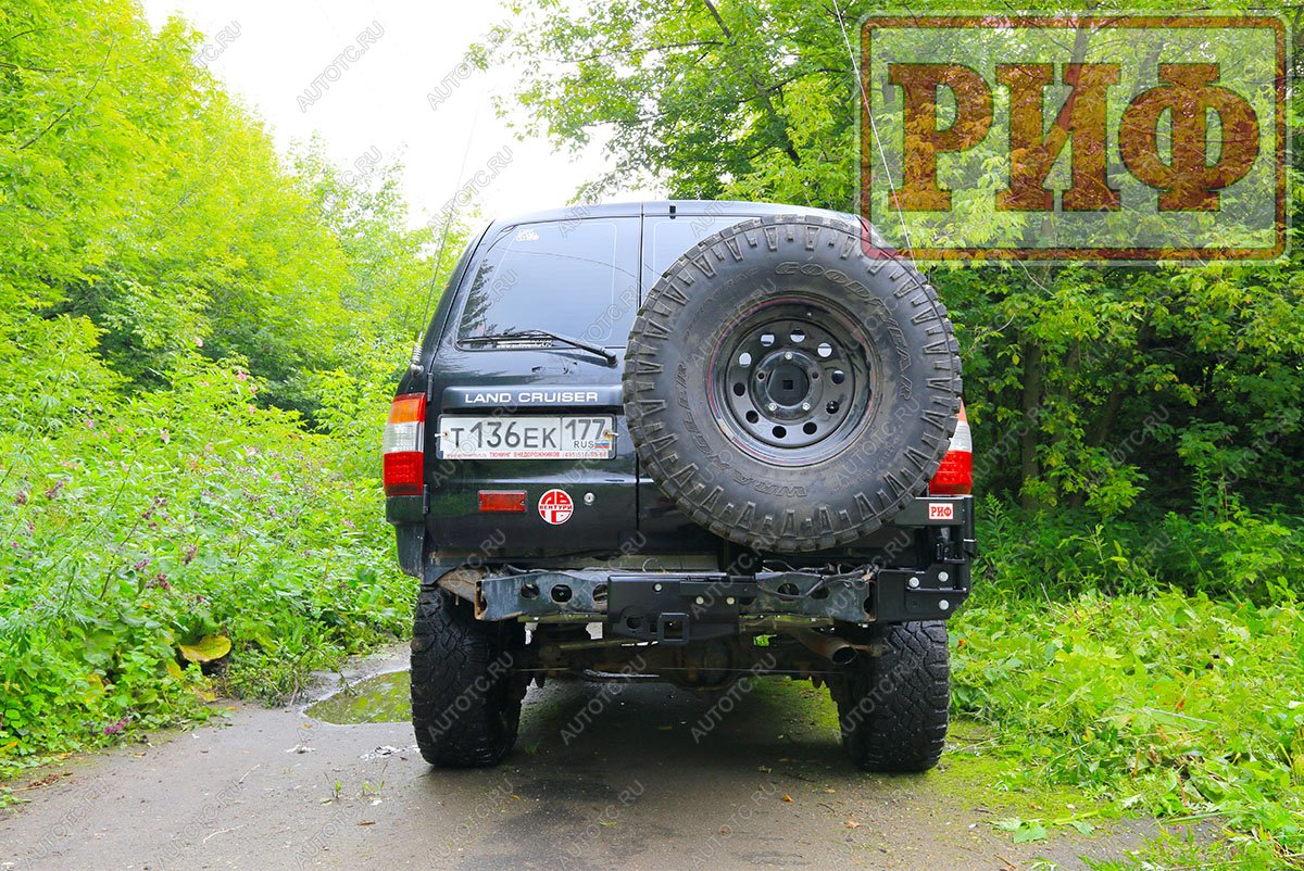 72 509 р. Калитка РИФ с фаркопом в штатный задний бампер Toyota Land Cruiser 105 РИФ rif105-80004  с доставкой в г. Горно‑Алтайск