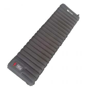 6 899 р. Коврик надувной утеплённый BTrace AirMat Delux,193х59х9 см, с насосом (Серый) BTrace m0221  с доставкой в г. Горно‑Алтайск. Увеличить фотографию 1