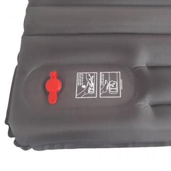6 899 р. Коврик надувной утеплённый BTrace AirMat Delux,193х59х9 см, с насосом (Серый) BTrace m0221  с доставкой в г. Горно‑Алтайск. Увеличить фотографию 3
