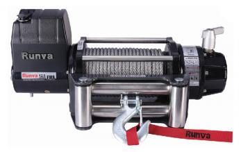 78 869 р. Лебёдка автомобильная электрическая 12V Runva 12500 lbs 5670 кг влагозащищенная, стальной трос RUNVA ewb12500u  с доставкой в г. Горно‑Алтайск. Увеличить фотографию 1