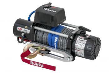 69 999 р. Лебёдка автомобильная электрическая 12V Runva 9500 lbs 4350 кг (синтетический трос) RUNVA ewv9500ssr  с доставкой в г. Горно‑Алтайск. Увеличить фотографию 2
