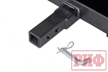 62 479 р. Лебёдка переносная РИФ 9000SR c квадратом для фаркопа и проводами в сборе, синтетический трос (облегченная) РИФ ewg9000usr-kit3  с доставкой в г. Горно‑Алтайск. Увеличить фотографию 5