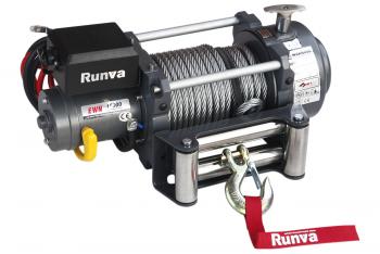 80 409 р. Лебёдка электрическая (индустр.) 12V Runva 15000 lbs 6800 кг RUNVA ewn15000u  с доставкой в г. Горно‑Алтайск. Увеличить фотографию 1