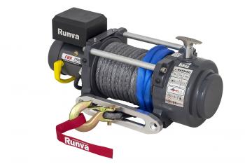 102 429 р. Лебёдка электрическая (индустр.) 24V Runva 15000 lbs 6800 кг синтетический трос RUNVA ewn15000usr24v  с доставкой в г. Горно‑Алтайск. Увеличить фотографию 5