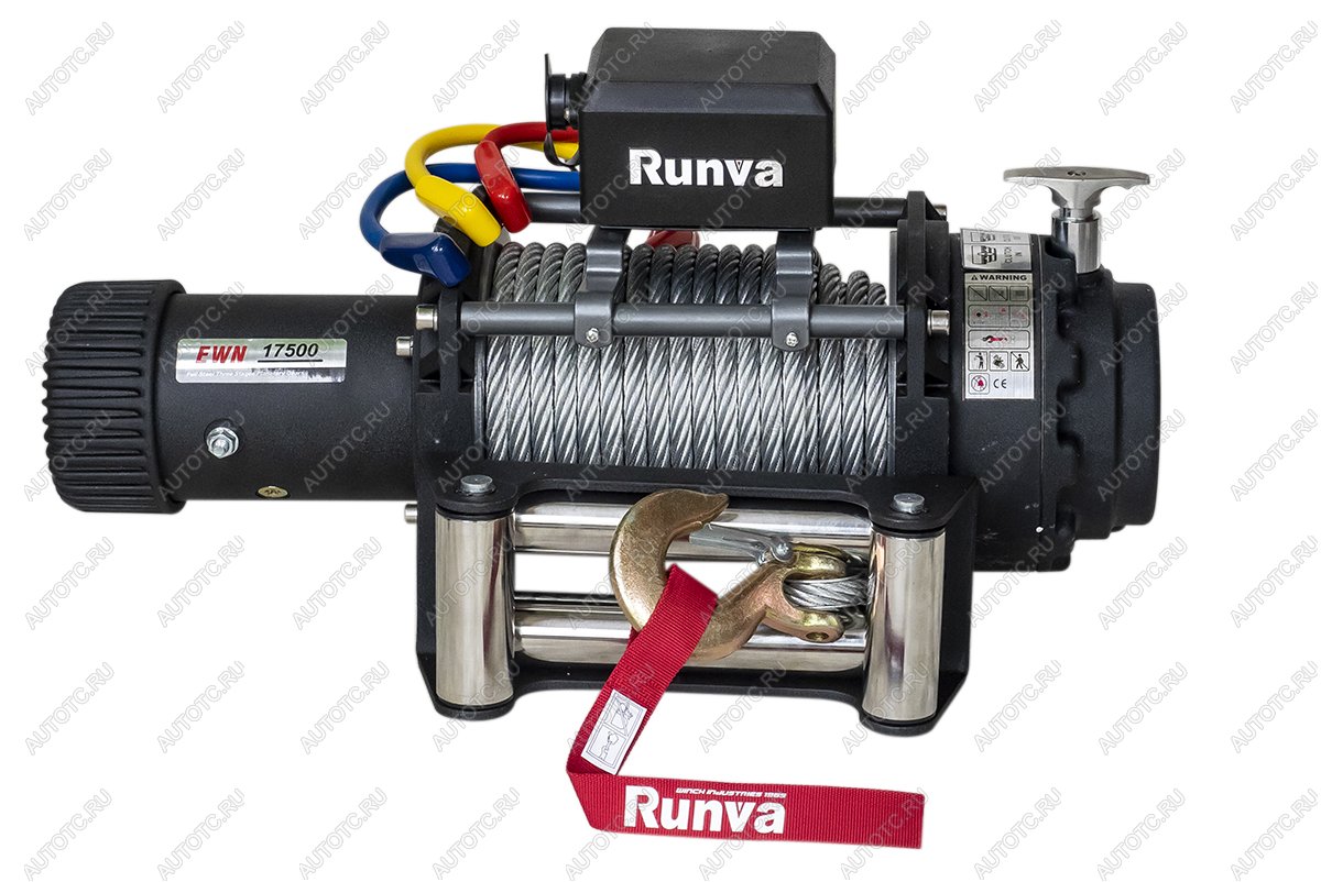 81 149 р. Лебёдка электрическая (индустр.) 24V Runva 17500 lbs 7960 кг RUNVA ewn17500s24v  с доставкой в г. Горно‑Алтайск