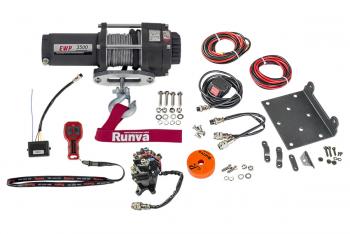 20 949 р. Лебёдка электрическая 12V Runva 3500A lbs 1588 кг (синтетический трос) RUNVA ewp3500asr  с доставкой в г. Горно‑Алтайск. Увеличить фотографию 2
