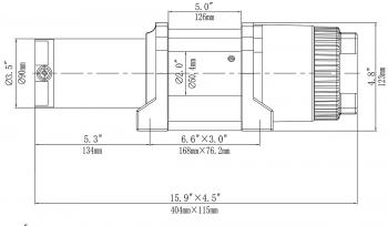 32 029 р. Лебёдка электрическая 12V Runva 4500 lbs 2041 кг RUNVA ewt4500a  с доставкой в г. Горно‑Алтайск. Увеличить фотографию 10