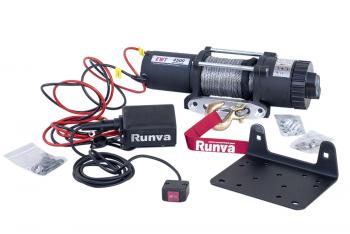 33 359 р. Лебёдка электрическая 12V Runva 4500 lbs 2041 кг (синтетический трос) RUNVA ewt4500asr  с доставкой в г. Горно‑Алтайск. Увеличить фотографию 7