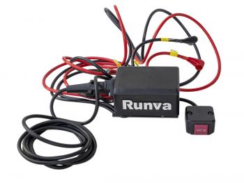 33 359 р. Лебёдка электрическая 12V Runva 4500 lbs 2041 кг (синтетический трос) RUNVA ewt4500asr  с доставкой в г. Горно‑Алтайск. Увеличить фотографию 4