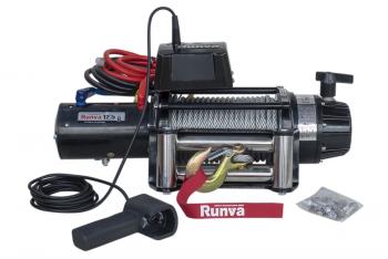 80 239 р. Лебёдка электрическая 24V Runva 12500 lbs 5670 кг (влагозащищенная) RUNVA ewb12500s24v  с доставкой в г. Горно‑Алтайск. Увеличить фотографию 2
