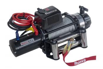 80 239 р. Лебёдка электрическая 24V Runva 12500 lbs 5670 кг (влагозащищенная) RUNVA ewb12500s24v  с доставкой в г. Горно‑Алтайск. Увеличить фотографию 4