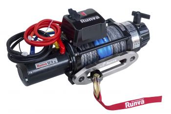 93 329 р. Лебёдка электрическая 24V Runva 12500 lbs 5670 кг (влагозащищенная) синтетический трос RUNVA ewb12500ssr24v  с доставкой в г. Горно‑Алтайск. Увеличить фотографию 3