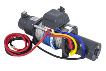 65 479 р. Лебёдка электрическая двухскоростная 12V Runva 10000 lbs 4500 кг (синтетический трос) RUNVA ewd10000ssr  с доставкой в г. Горно‑Алтайск. Увеличить фотографию 4