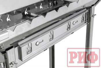 22 629 р. Мангал РИФ нержавеющая сталь РИФ rif000-99033  с доставкой в г. Горно‑Алтайск. Увеличить фотографию 4