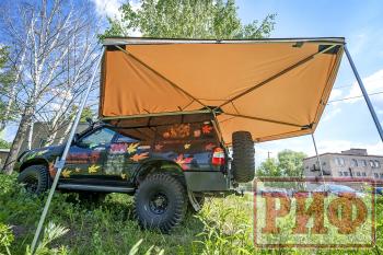 24 639 р. Маркиза автомобильная РИФ веерная 2,5х2,0 м (левая) РИФ rifavf062020601  с доставкой в г. Горно‑Алтайск. Увеличить фотографию 14