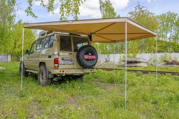 28 319 р. Маркиза автомобильная РИФ веерная 2,5х2,5 м (правая) РИФ rifavf062525602  с доставкой в г. Горно‑Алтайск. Увеличить фотографию 24