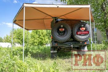 25 999 р. Маркиза автомобильная РИФ комбинированная (прямоугольная с веерной частью) 2,5х2,0 м (левая) РИФ rifavf072020601  с доставкой в г. Горно‑Алтайск. Увеличить фотографию 7