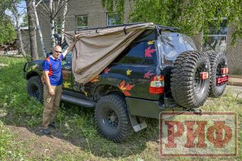 25 999 р. Маркиза автомобильная РИФ комбинированная (прямоугольная с веерной частью) 2,5х2,0 м (левая) РИФ rifavf072020601  с доставкой в г. Горно‑Алтайск. Увеличить фотографию 19