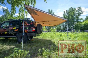 38 089 р. Маркиза автомобильная РИФ комбинированная (прямоугольная с веерной частью) 2.5х3.0 м (правая) РИФ rifavf073030602  с доставкой в г. Горно‑Алтайск. Увеличить фотографию 11