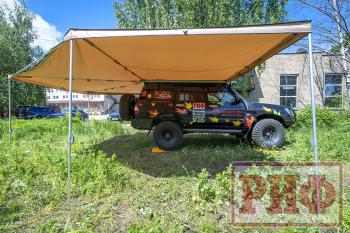 38 089 р. Маркиза автомобильная РИФ комбинированная (прямоугольная с веерной частью) 2.5х3.0 м (правая) РИФ rifavf073030602  с доставкой в г. Горно‑Алтайск. Увеличить фотографию 6