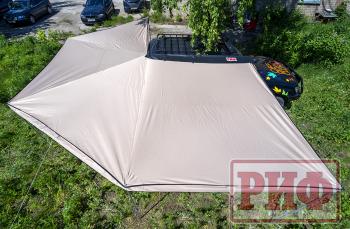 38 089 р. Маркиза автомобильная РИФ комбинированная (прямоугольная с веерной частью) 2.5х3.0 м (правая) РИФ rifavf073030602  с доставкой в г. Горно‑Алтайск. Увеличить фотографию 4