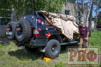38 089 р. Маркиза автомобильная РИФ комбинированная (прямоугольная с веерной частью) 2.5х3.0 м (правая) РИФ rifavf073030602  с доставкой в г. Горно‑Алтайск. Увеличить фотографию 15