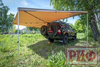 38 089 р. Маркиза автомобильная РИФ комбинированная (прямоугольная с веерной частью) 2.5х3.0 м (левая) РИФ rifavf073030601  с доставкой в г. Горно‑Алтайск. Увеличить фотографию 9