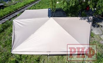 38 089 р. Маркиза автомобильная РИФ комбинированная (прямоугольная с веерной частью) 2.5х3.0 м (левая) РИФ rifavf073030601  с доставкой в г. Горно‑Алтайск. Увеличить фотографию 7