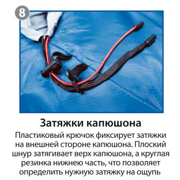 3 999 р. Мешок спальный BTrace Broad (Правый,СерыйСиний), (ТК: 0C) BTrace s0568  с доставкой в г. Горно‑Алтайск. Увеличить фотографию 12