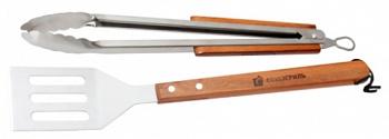 1 119 р. Набор для барбекю СОЮЗГРИЛЬ (щипцы, лопатка) O-GRILL grillset-2  с доставкой в г. Горно‑Алтайск. Увеличить фотографию 10