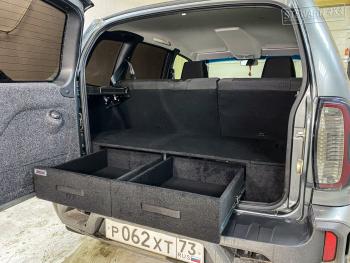 9 699 р. Органайзер в багажник "Классик" для Chevrolet Niva РФ шнкл  с доставкой в г. Горно‑Алтайск. Увеличить фотографию 3