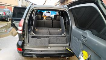 24 999 р. Органайзер в багажник для Toyota Land Cruiser Prado 120 (2 выдв.ящика+спальник) РФ 120-003  с доставкой в г. Горно‑Алтайск. Увеличить фотографию 12
