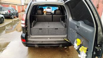 24 999 р. Органайзер в багажник для Toyota Land Cruiser Prado 120 (2 выдв.ящика+спальник) РФ 120-003  с доставкой в г. Горно‑Алтайск. Увеличить фотографию 10